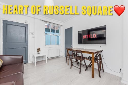 St. Pancras Apartment | Fantastic 4 bedroom apartment in Russell Square