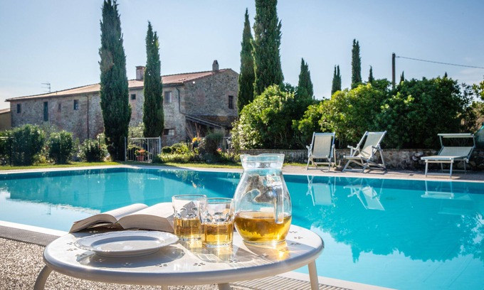 Chianni Apartment | Farmhouse Il Poderino - Basil apartment - (30 Km from Volterra)