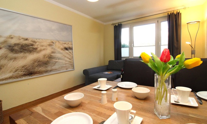 East Coast Apartment | Feriendomizil Dünengarten WE 32: spacious 3-room apartment with terrace close to the beach