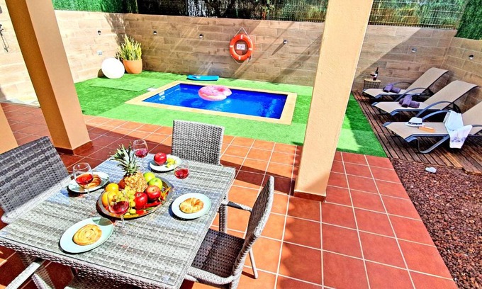 Tarajalejo House | Ferienhaus CASA TaraMar - Tarajalejo - max 8 Personen - Pool - Meerblick - Strandnah