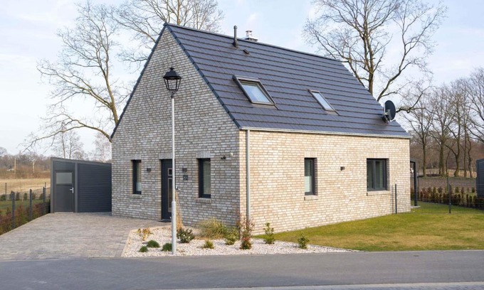Barssel House | Ferienhaus Seeblick am Harkebrügger See mit Sauna und Kamin
