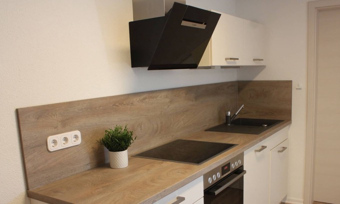 Burladingen Apartment | Ferienwohnung 1, 55 qm, 1 Schlafzimmer mit Doppelbett und 1 Schlafsofa, Max. 4 Personen