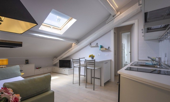 Tre Torri Apartment | Ferrucci, 1 Br Attic In Milan By Halldis