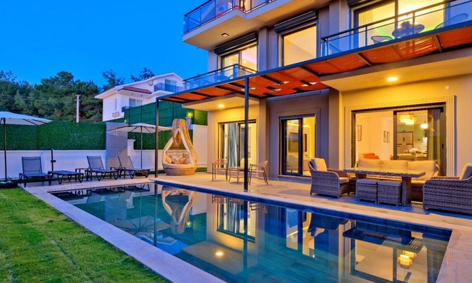 Fethiye Villa | Fethiye Ciftlik 4 Bedroom Villa 8242