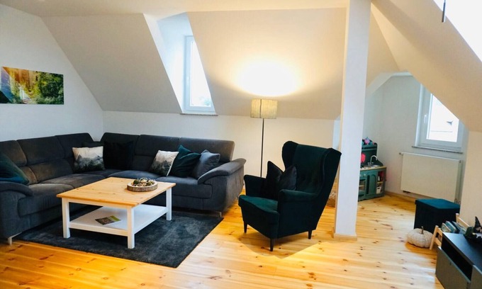 Thale Apartment | FeWo26 in Sagenharz | stylish family apartment, 2 bedrooms, air conditioning, WiFi & Netflix