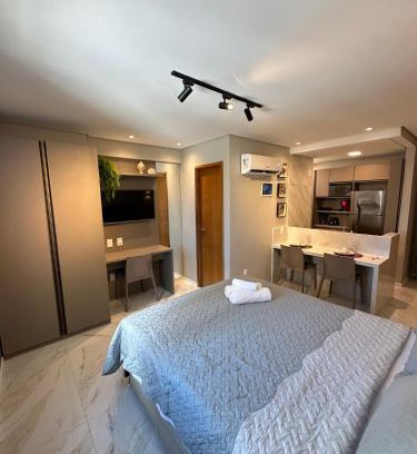 Boa Viagem Apartment | Flat localizado a 200m Shopping Recife, bem Perto da Praia de Boa Viagem e com Wi-Fi 400Mbps