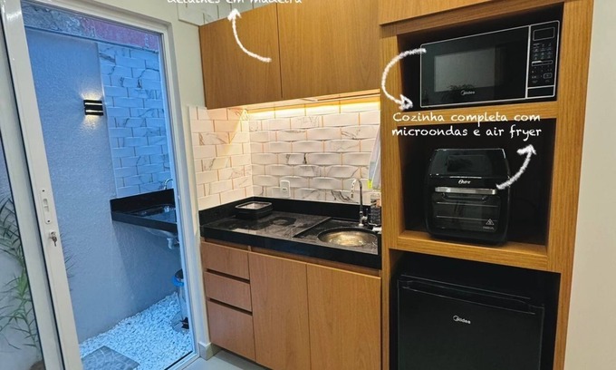 Iriri Apartment | Flat Pé na Areia Iriri - Comfortable, practical and up to 3 guests - 2 minutes from the beach