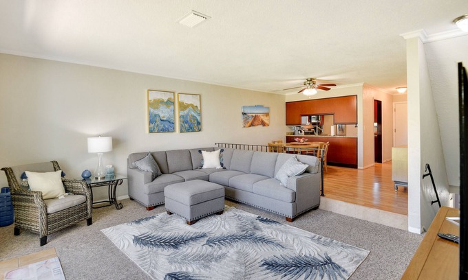 Ocean View Halifax Estates Condo | Florida Getaway - Balconies, Grill & Near Beaches!