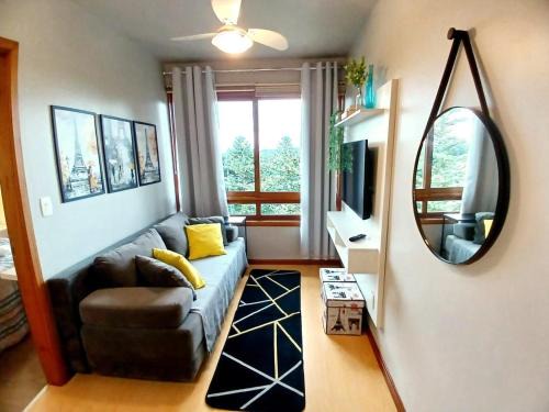 Bairro Lago Negro Apartment | Follow Gramado - Apartment, walk everywhere! View! Smart TV! Air conditioning!