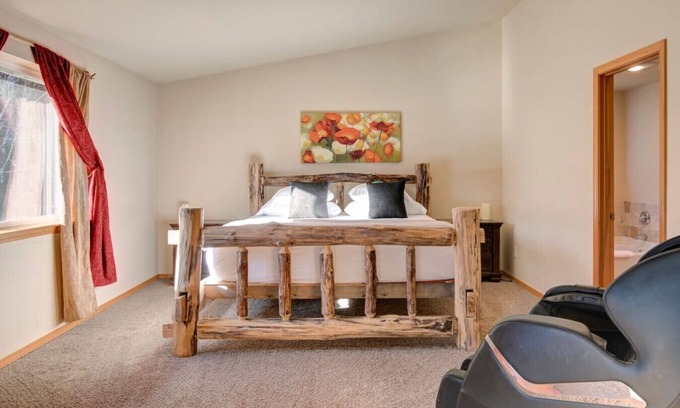 Raymond House | Four Bedroom Home with Hot Tub and Views