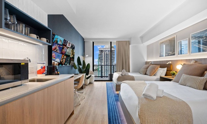Downtown Miami Condo | Free Parking! Stylish Studio w/City Views