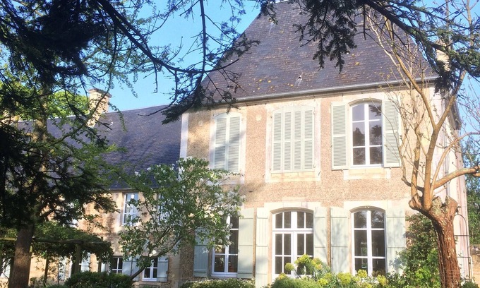 Saint-Martin-des-Entrees House | from my window: Marion bedroom in the heart of a landscaped garden