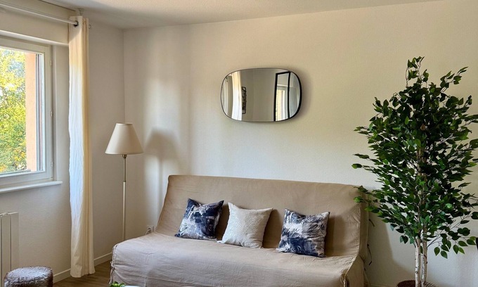 Huningue Apartment | Fully equipped apartment near Basel. Free private parking.