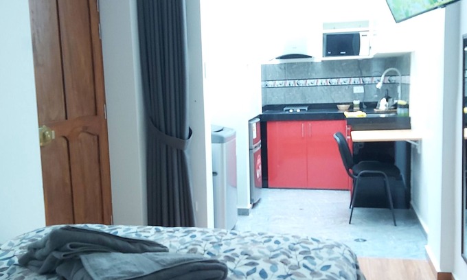 Los Cedros Apartment | Fully equipped studio with kitchen; ideal for long stays.