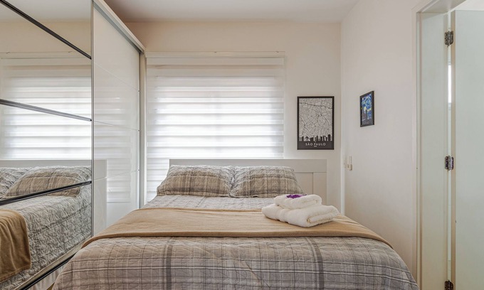 Vila Mariana Apartment | Furnished 45m studio, 300m from the subway and easy access to Paulista Av.