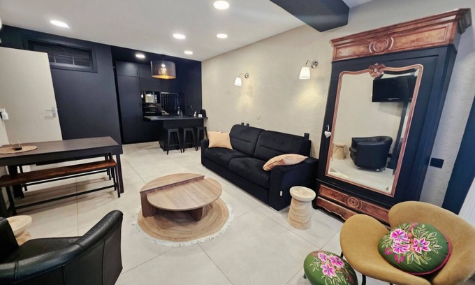 Sablons House | Gîte Le salon *