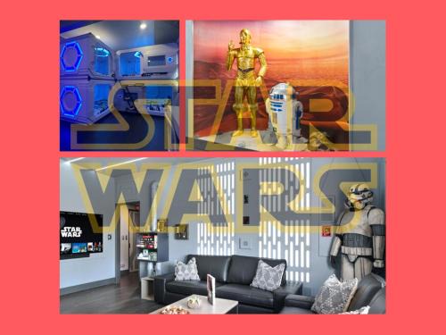 Southwest Anaheim House | Galactic Dream: Arcade, Theater, Minigolf, & more!