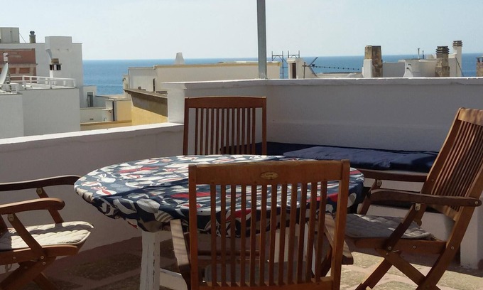 Gallipoli Historic Center Apartment | Gallipoli, sleeps 4, walking beach, sea view terrace.