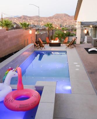 Mesquite House | Game Room - Heated Pool & Spa - Fire Pit - Golf