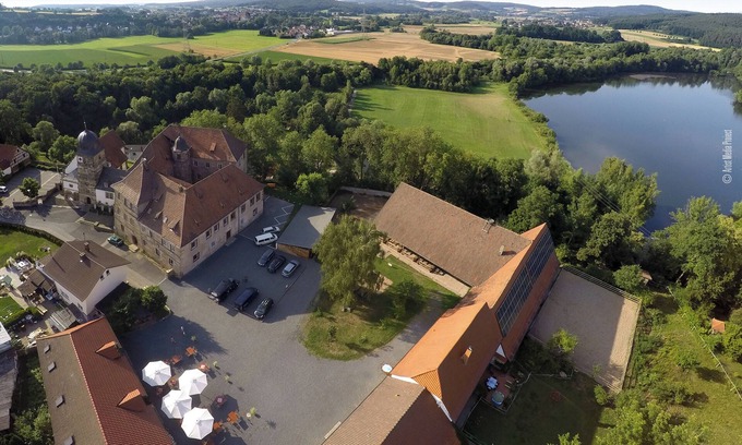 Weidhausen Apartment | Gartenflügel mit Fachwerkelementen