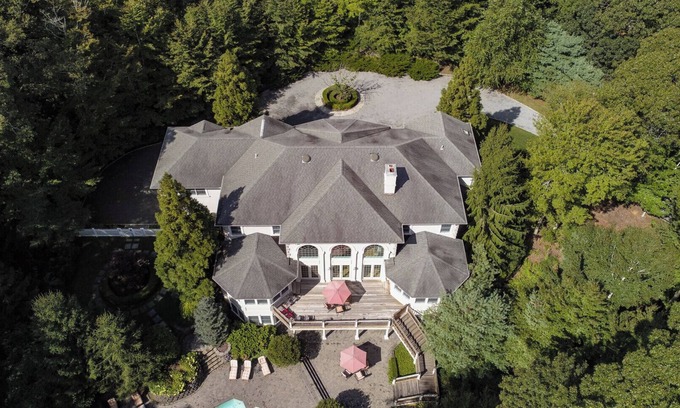 Amagansett North House | Gated Grand Estate On Two Acres, Privately Landscaped