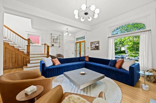 Cherokee Triangle House | Gatsby Estate Luxe 7BR Retreat with Game Room