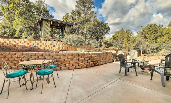 Payson Apartment | Gazebo & Fire Pit: Pet-Friendly Payson Home!