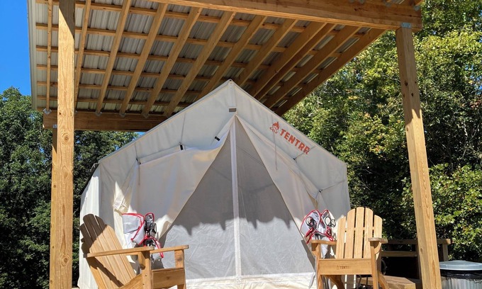 Marble RV Rental | Glamping Tent. Pet friendly. Mountain Views.