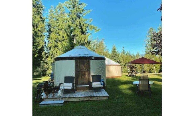 Ashton Creek RV Rental | Glamping Yurts in little slice of paradise