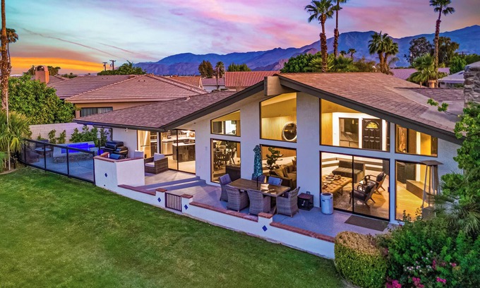 La Quinta House | Golf Course-Front Views, Pool + Hot Tub, Modern Oasis | Edgy House by AvantStay