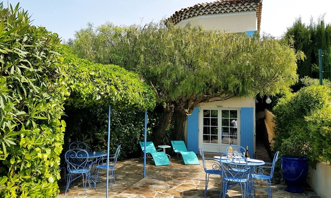 Le Rayol Villa | Golf de St Tropez Exceptional sea view 100m beach fenced villa Bas Rayol