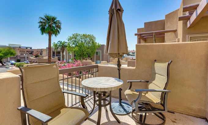 Security Acres Condo | Golf Getaway 1 Mi to Old Town: Pueblo Verde Condo!
