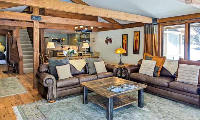 Jackson Hole House | Gorgeous country escape with deck & wood-burning fireplace - near hiking trails