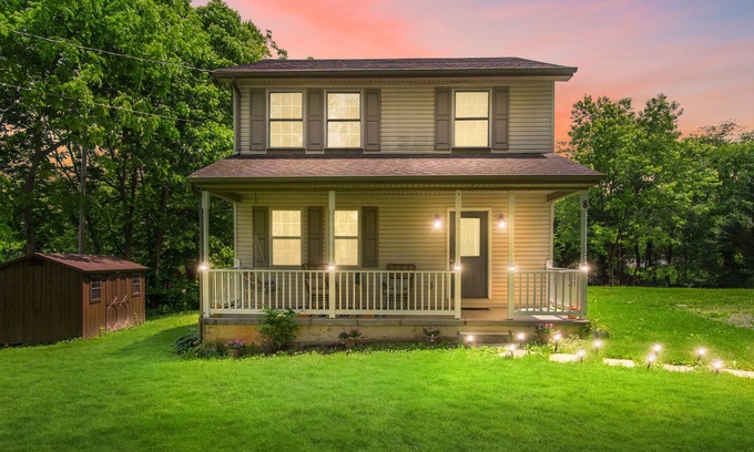 Boyce House | Gorgeous family friendly boho modern country retreat.