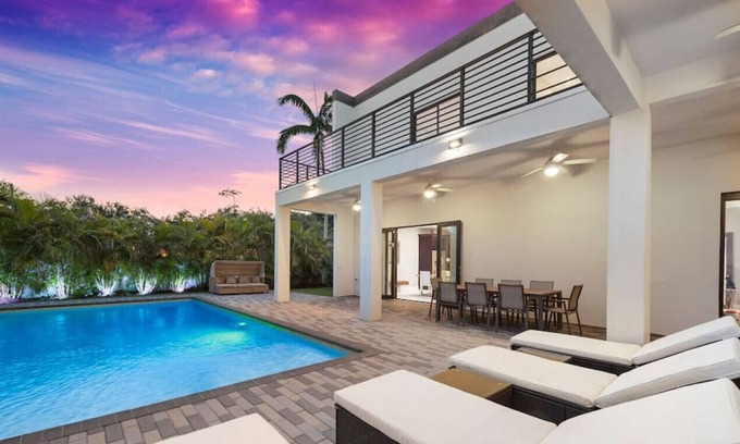 South Miami House | Granada (Short-Term) · Lux Modern Mansion + Heated Pool