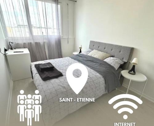Villette Gare Apartment | Grand Appartement 3 Chambres Bureau - PartDieu