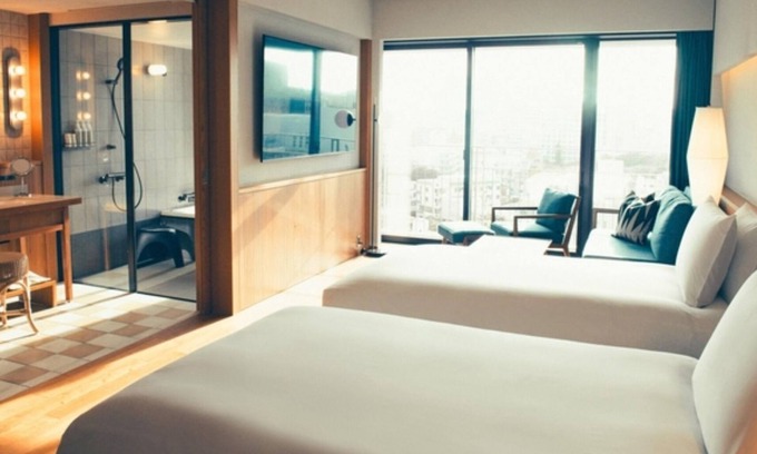 Kumoji Hotel | Grand Twin vs | Buffet breakfast included Prem/Naha Okinawa