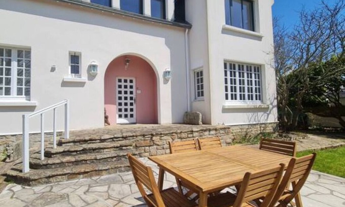 Kerherou House | Grande Maison Avec Jardin sur la Corniche vue mer