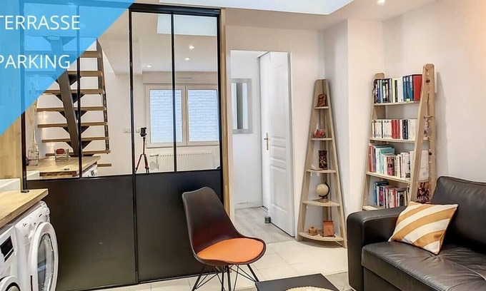 Amiens House | GRANDE MAISON COSY TERRASSE PARKING GARE 8PERS