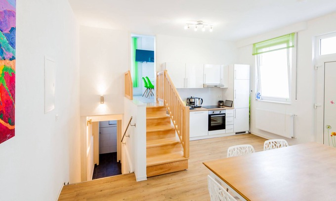 Innenstadt Apartment | Great large vacation apartment with 7 bedrooms, 2 eat-in kitchens, 19 beds, 4 bathrooms