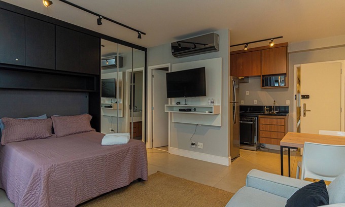 Brooklin Novo Apartment | Greige Brooklin 24HS Perfect - Metro/CGH Airport