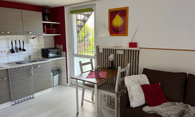 Blowatz Apartment | Ground floor apartment in the red house on the Baltic Sea cycle path OVS 103 new 2021 - 1-room vacation apartment