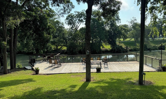 Seguin House | Guadalupe River front home with private deck and private river access!