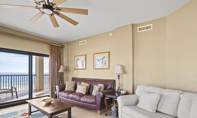Orange Beach Condo | Gulf Front Condo | Wrap-Around Balcony | 2 Beach Chairs Including