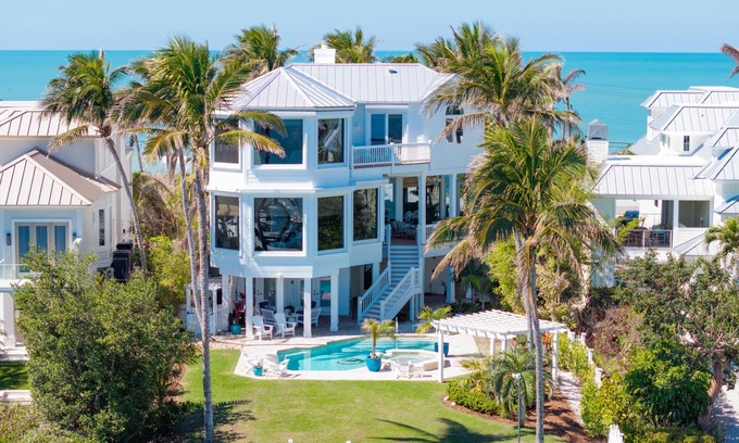 Captiva House | Gulf to Bay Luxury! Stunning Views, Dock, Beach, Pool, Sunsets and Luxury!