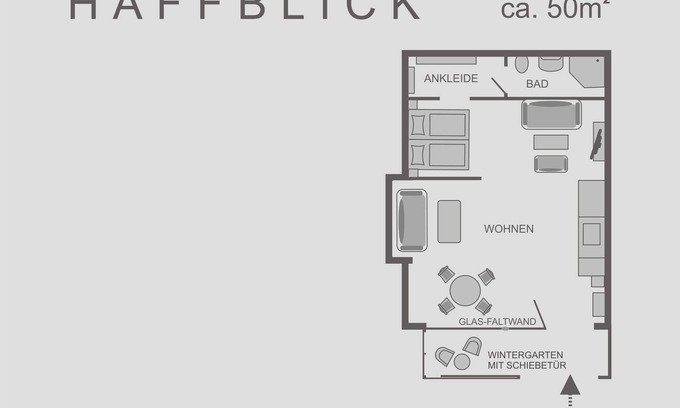 Monkebude Apartment | Haffblick (1) - Landhaus Mönkebude