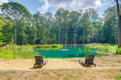 Pisgah House | half Acre Pond, Rec Room! Private Oasis in Nanjemoy