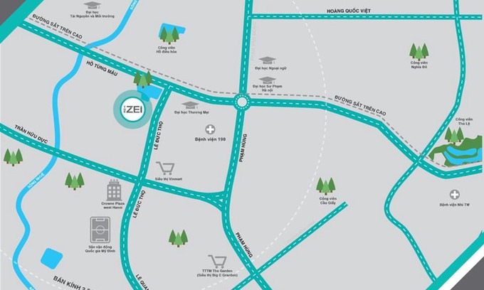My Đinh Apartment | Hanah Residence Chuỗi CHDV The Zei Hanoi