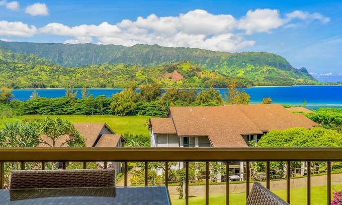 Princeville Condo | Hanalei Bay Resort 6203 By Parrish Kauai - fabulous ocean view & walk to Hanalei