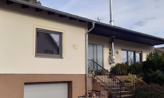 Bruchweiler-Baerenbach House | Haus Keschdekobel - vacation home, shower and bath, WC, 3 bedrooms